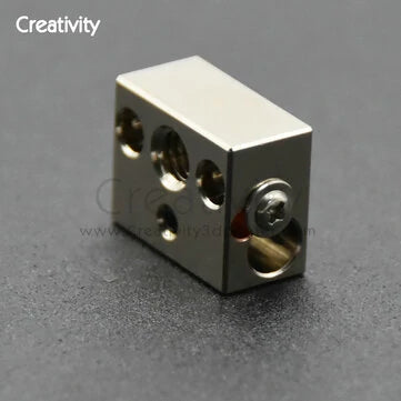 3D Printer Parts Ender 3 S1 Copper Plated Heat Block Aluminum Heat Block High Temperature 3D Printer Parts