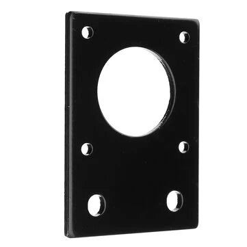 NEMA17 42 Stepper Motor Black/Silver Fixed Bracket Mounting Plate for 3D Printer Motor 2020 Profile Parts - 3dGate