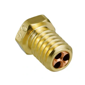 3D Printer Nozzle E3D V6 Clone CHT Nozzle M6 High Flow Copper For 1.75MM Filament Brass Copper Print Head 0.4mm 0.6mm 0.8mm - 3dGate