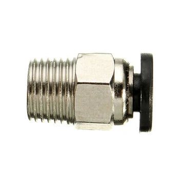 PC4-01 Pneumatic Connector For 1.75mm PTFE Tube Quick Coupler Feed Inlet 3D Printer Part - 3dGate