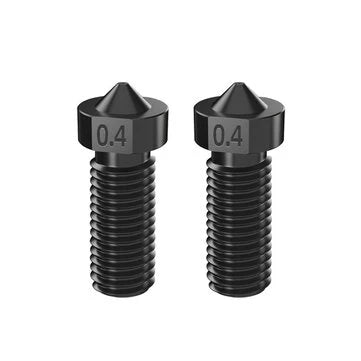 IDEAFORMER 0.4/1.75mm  M6 Thread Hardened Steel Volcanic Nozzle for 3D Printer Part