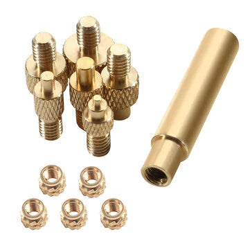 Threaded Knurled Heating Head for 3D Printer Insertnut Implant Connector Insert Nut Hot Melt Tool 3D Printer Soldering - 3dGate