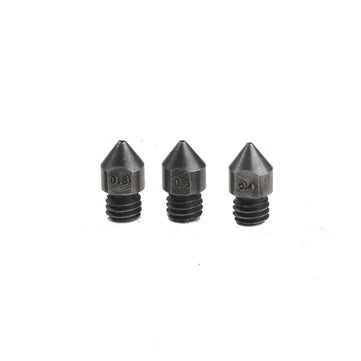 0.4mm/0.6mm/0.8mm 1.75mm Hardened Steel Nozzle for Creality CR-10/Ender3 Anet/Makerbot 3D Printer Part High Temperature Resistance - 3dGate