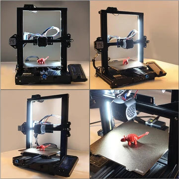 3D Printer Accessories Ender-3/Ender-5/CR-10 Gantry Double-sided LED Light Bar Lighting Printing Kit Replacement Parts - 3dGate