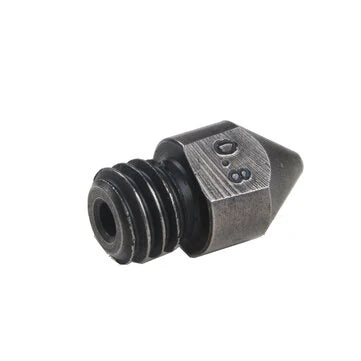 0.4mm/0.6mm/0.8mm 1.75mm Hardened Steel Nozzle for Creality CR-10/Ender3 Anet/Makerbot 3D Printer Part High Temperature Resistance - 3dGate