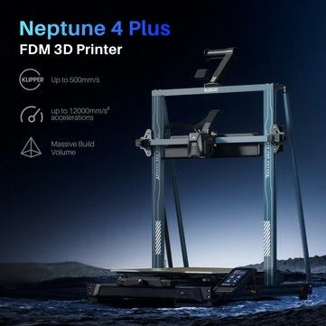 ELEGOO® Neptune 4 Plus FDM 3D Printer High Speed Up to 500mm/s  320x320x385mm Printing Size Klipper High Speed Motherboard - 3dGate