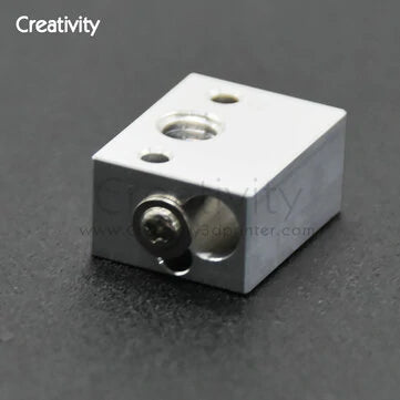 3D Printer Parts Ender 3 S1 Copper Plated Heat Block Aluminum Heat Block High Temperature 3D Printer Parts