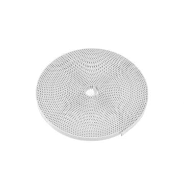 TWO TREES® 6mm/10mm Width PU White Timing Belt fiberglass Synchronous Belt with Steel Core 10M Long for 3D Printer - 3dGate