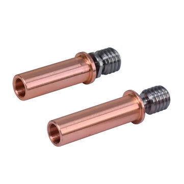 All-metal Titanium Red Brass Throat V5AC SE6 Thread for 3D Printer Part Extruder