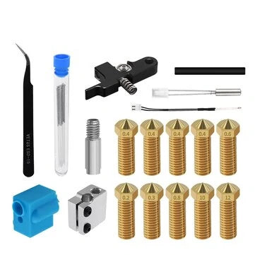 TWO TREES® Volcano Nozzle Hotend Heating Block Parts Kit fits Artillery Sidewinder X1 Genius 3D Printer