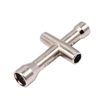 E3D Nozzle MK8 Nozzle Mini Spanner M2 M2.5 M3 M4 Screw Nut Hexagonal Cross Wrench Sleeve Socket Maintenance Model Wheel Toolench - 3dGate