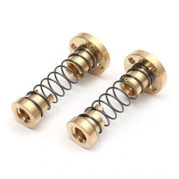 T8 Anti-Backlash Spring Loaded Nut For 2mm / 8mm Acme Threaded Rod Lead Screw - 3dGate