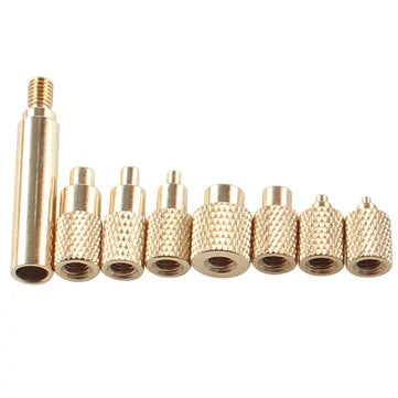 Internal Thread Hot Melt Nut Indenter Kit Suitable for 936 Soldering Iron Tip 3D Printer Accessory