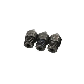 0.4mm/0.6mm/0.8mm 1.75mm Hardened Steel Nozzle for Creality CR-10/Ender3 Anet/Makerbot 3D Printer Part High Temperature Resistance - 3dGate