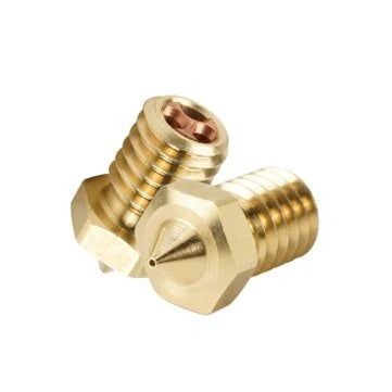 3D Printer Nozzle E3D V6 Clone CHT Nozzle M6 High Flow Copper For 1.75MM Filament Brass Copper Print Head 0.4mm 0.6mm 0.8mm - 3dGate