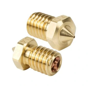 3D Printer Nozzle E3D V6 Clone CHT Nozzle M6 High Flow Copper For 1.75MM Filament Brass Copper Print Head 0.4mm 0.6mm 0.8mm - 3dGate