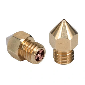 3D Printer Nozzle MK8 Clone CHT Nozzle M6 High Flow Copper For 1.75MM Filament Brass Copper Print Head