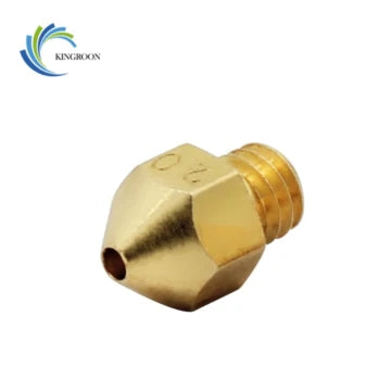 Kingroon M6 Copper Nozzle 1.0mm 1.5mm Larger Diameter Nozzles For 1.75mm 3mm Filament Big Hole Brass Nozzle 3D Printer Parts