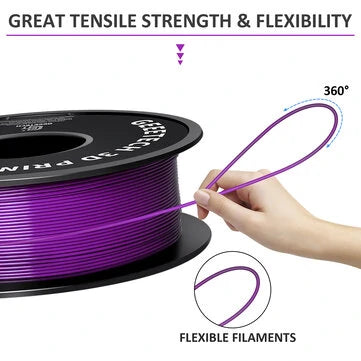 [EU Direct]Geeetech® PLA 3D Printing Filament Black/White 1.75mm for 3D Printing Transparent/Purple/Gradient/Green - 3dGate