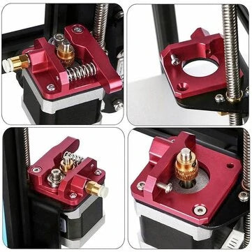 3D Printer Upgraded Aluminum MK8 Extruder Drive Feed Kit for Creality Ender 3/3 Pro/3 V2 Ender 5/5 Pro/5 Plus CR-10/10S