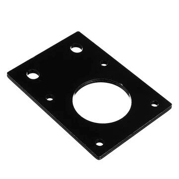 NEMA17 42 Stepper Motor Black/Silver Fixed Bracket Mounting Plate for 3D Printer Motor 2020 Profile Parts - 3dGate