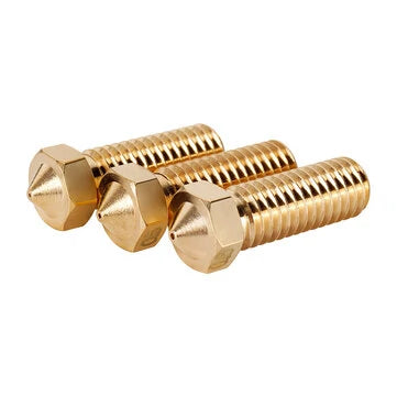 KINGROON E3D Volcano Hard Steel Nozzle Brass M6 Thread 3D Printer Hotend Volcano Nozzle - 3dGate