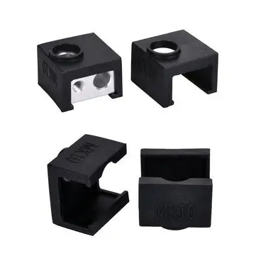 MK10 Black Silicone Protective Case for Aluminum Heating Block 3D Printer Part - 3dGate