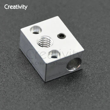 3D Printer Parts Ender 3 S1 Copper Plated Heat Block Aluminum Heat Block High Temperature 3D Printer Parts