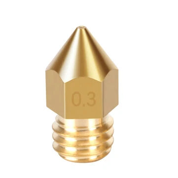 Kingroon MK8 Nozzle 0.2mm 0.4mm 0.5mm 0.6mm 0.8mm 1.0mm 3D Printer Part Extruder M6 Thread Brass Nozzle 1.75mm 3mm Filament - 3dGate