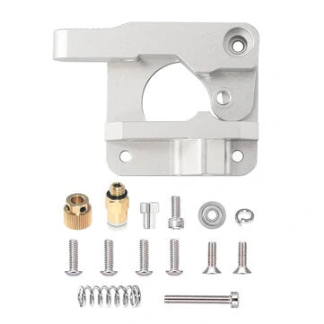 Kingroon® Sliver MK8 Extruder Kit for 3D Printer Aluminum Alloy Block Bowden Extrusion CR10 Extruder Block 3D Printer Parts For MK8 CR10 Ender 3 - 3dGate