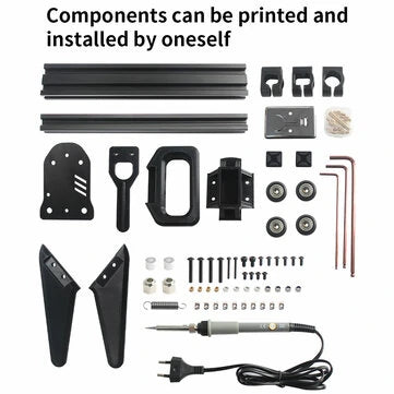 Heat Set Insert Press Tool with Soldering Iron Tip Thread Insert Nut Embedded Kit Heat Pressing Tool 3D Printing Accessories