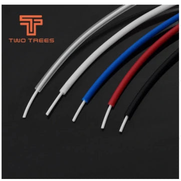 TWOTREES® 5M PTFE Tube Red/Blue/Black/White/Transparent Nozzle Feed Tube 2x4mm with Portable Cutter for 3D Printer