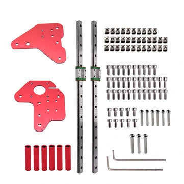 Creativity® Dual Z-axis MGN12C Linear Guide with Mount Bracket Set Kit for Ender-3/3S/PRo 3D Printed Parts CR10 CR10V2