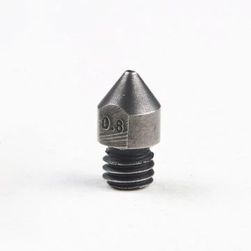 0.4mm/0.6mm/0.8mm 1.75mm Hardened Steel Nozzle for Creality CR-10/Ender3 Anet/Makerbot 3D Printer Part High Temperature Resistance - 3dGate