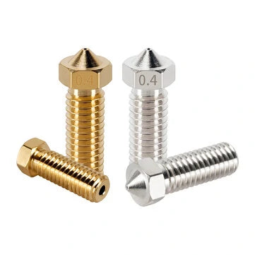 KINGROON E3D Volcano Hard Steel Nozzle Brass M6 Thread 3D Printer Hotend Volcano Nozzle - 3dGate