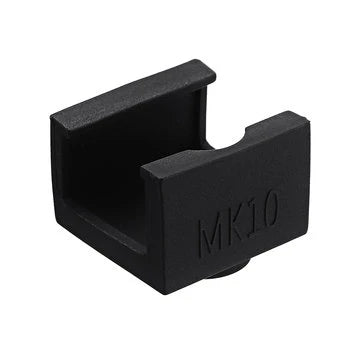 MK10 Black Silicone Protective Case for Aluminum Heating Block 3D Printer Part - 3dGate